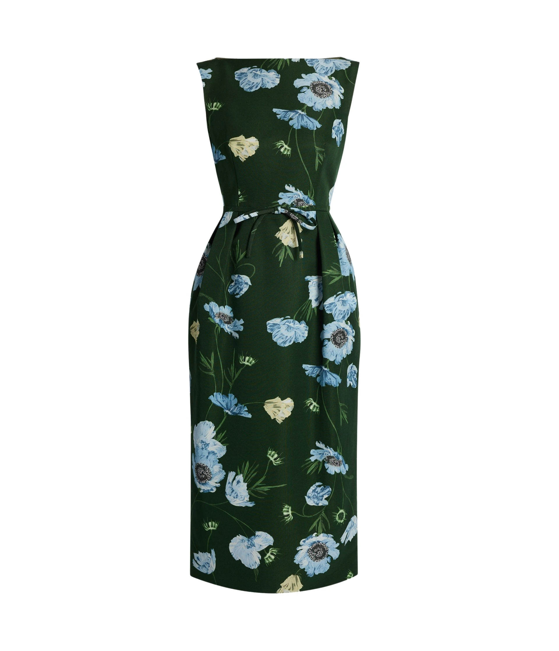 Erdem-Floral-Cotton-Faille-Sleeveless-Midi-Pencil-Dress-coveti60245_nobg Erdem Floral Cotton Faille Sleeveless Midi Pencil Dress - Dresses - British Romantic Luxury at Coveti