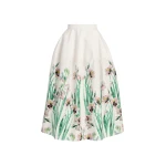 Erdem Floral Cotton Midi Full Skirt - Skirts - British Romantic Luxury at Coveti