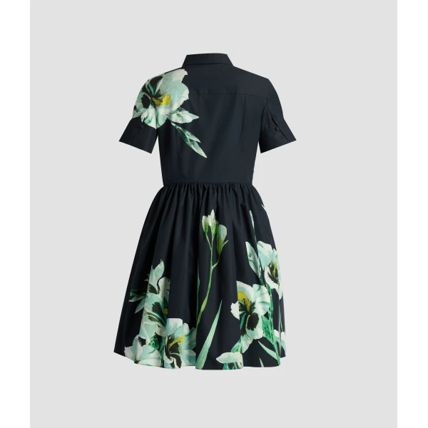 Erdem Floral Cotton Short Sleeve Mini Dress - Dresses - British Romantic Luxury at Coveti