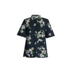 Erdem Floral Cotton Short Sleeve Shirt - Tops - British Romantic Luxury at Coveti
