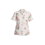 Erdem Floral Cotton Short Sleeve Shirt - Tops - British Romantic Luxury at Coveti