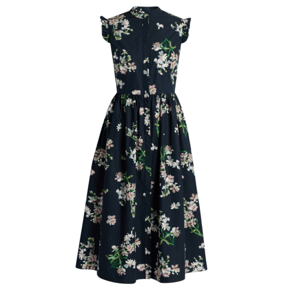 Erdem Floral Cotton Sleeveless Midi Dress - Dresses - British Romantic Luxury at Coveti