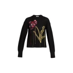 Erdem Floral Crew Neck Jumper - Knitwear - British Romantic Luxury at Coveti