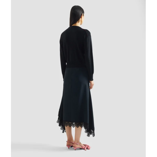Erdem Floral Crew Neck Jumper - Knitwear - British Romantic Luxury at Coveti