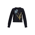 Erdem Floral Crew Neck Jumper - Knitwear - British Romantic Luxury at Coveti