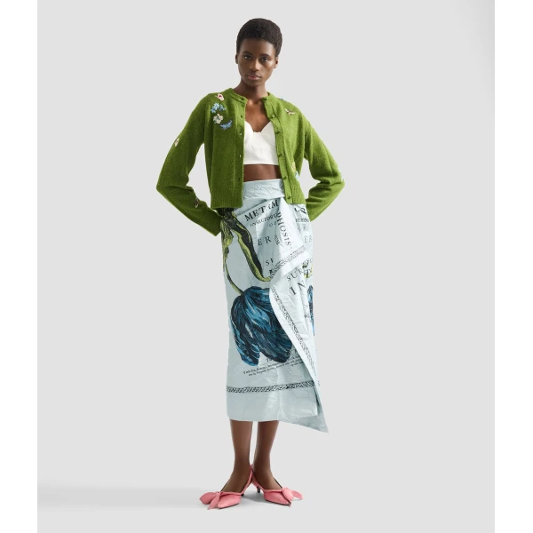 Erdem Floral Crushed Satin Bra Top - Tops - British Romantic Luxury at Coveti