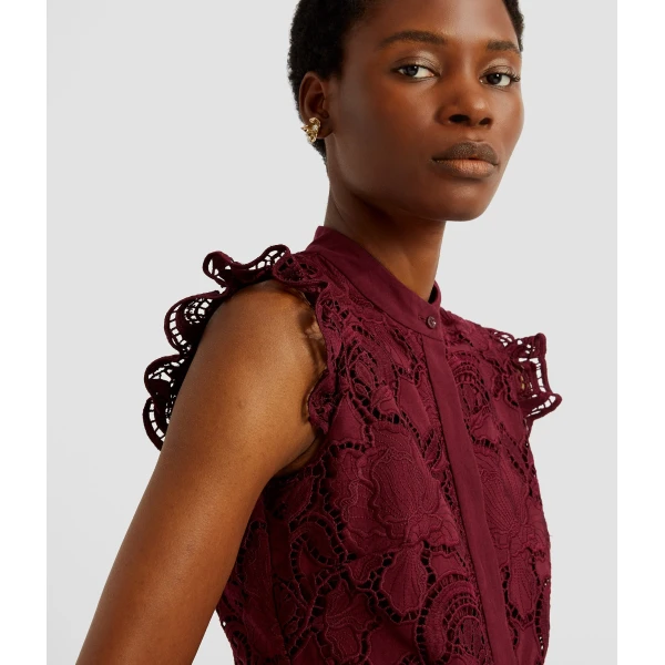 Erdem Floral Cutwork Flared Midi Dress - Dresses - British Romantic Luxury at Coveti