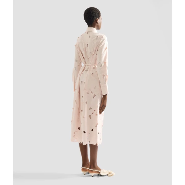 Erdem Floral Cutwork Long Sleeve Midi Dress - Dresses - British Romantic Luxury at Coveti