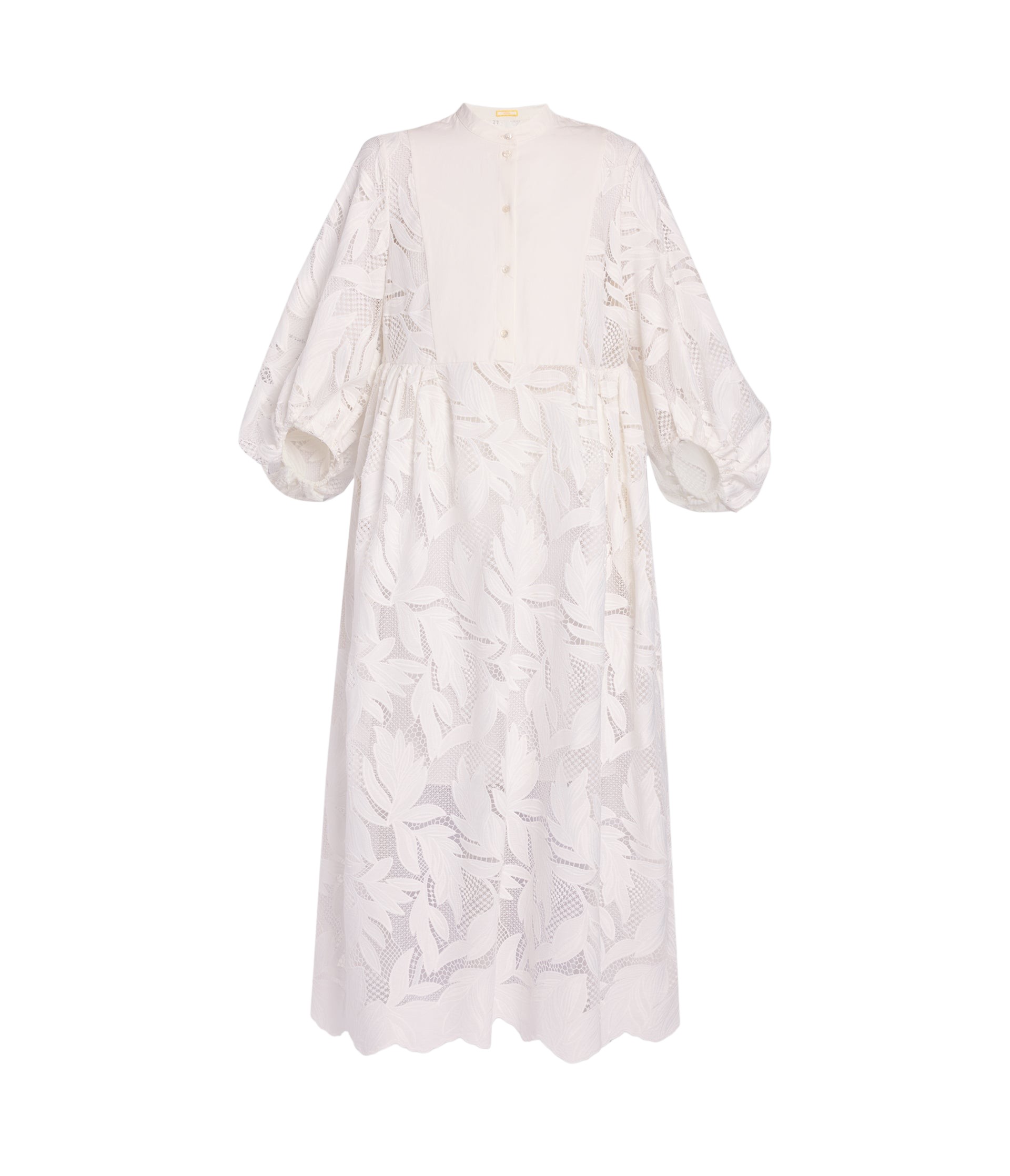 Erdem Floral Cutwork Midi Dress