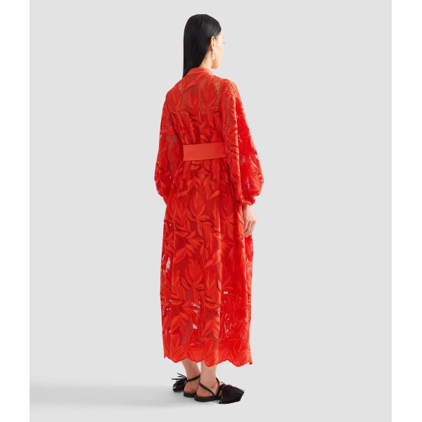 Erdem Floral Cutwork Midi Dress - Dresses - British Romantic Luxury at Coveti