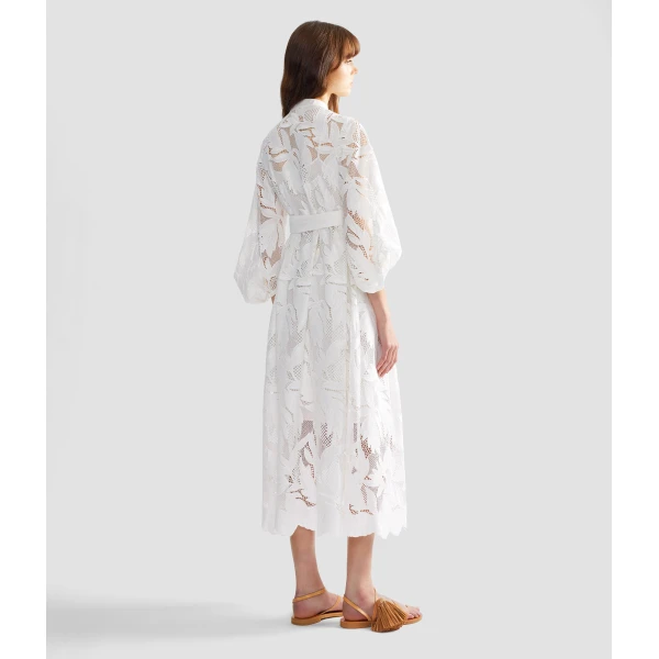 Erdem Floral Cutwork Midi Dress - Dresses - British Romantic Luxury at Coveti