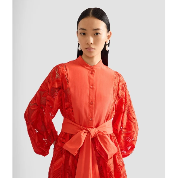 Erdem Floral Cutwork Midi Dress - Dresses - British Romantic Luxury at Coveti