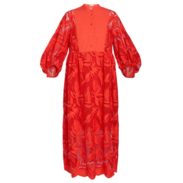 Erdem Floral Cutwork Midi Dress - Dresses - British Romantic Luxury at Coveti