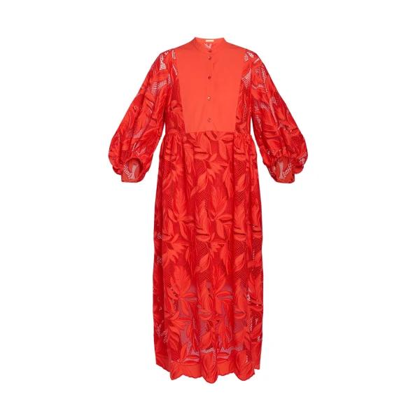 Erdem Floral Cutwork Midi Dress - Dresses - British Romantic Luxury at Coveti