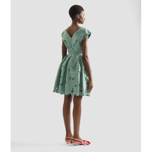 Erdem Floral Cutwork Mini Dress - Dresses - British Romantic Luxury at Coveti
