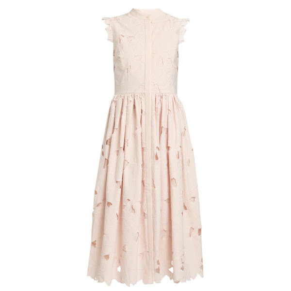 Erdem Floral Cutwork Sleeveless Midi Dress - Dresses - British Romantic Luxury at Coveti