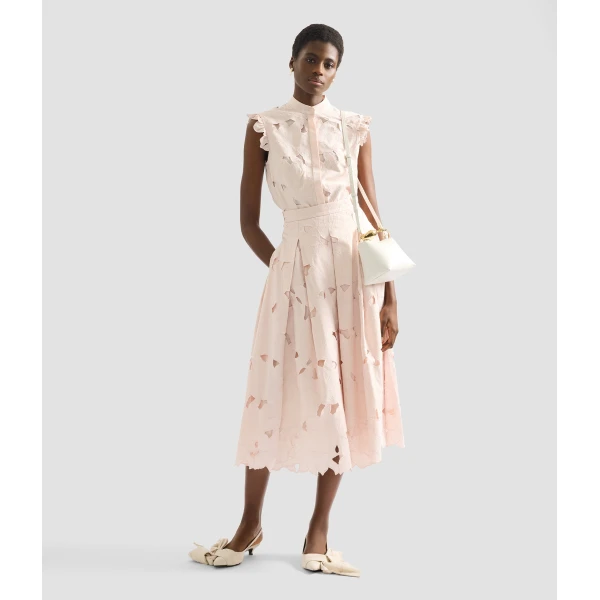 Erdem Floral Cutwork Sleeveless Shirt - Tops - British Romantic Luxury at Coveti