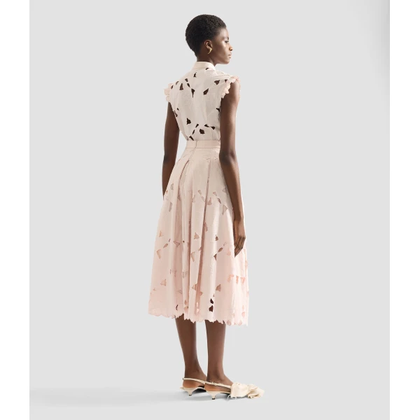 Erdem Floral Cutwork Sleeveless Shirt - Tops - British Romantic Luxury at Coveti