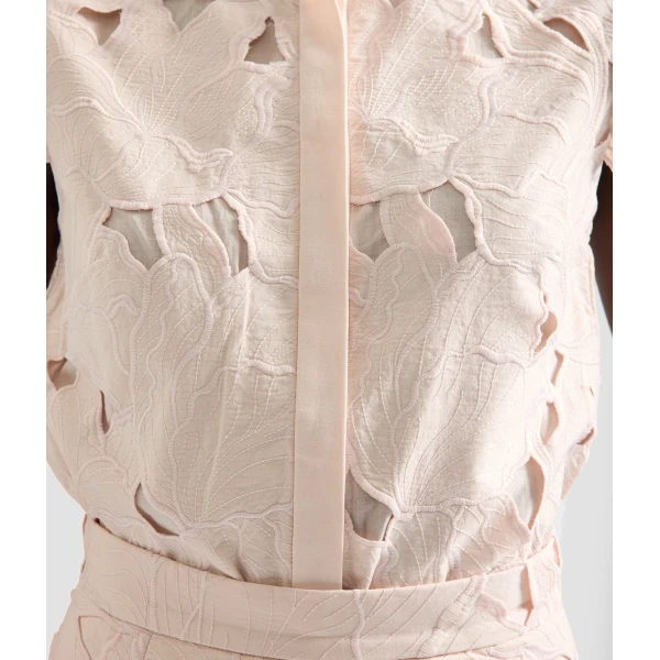 Erdem Floral Cutwork Sleeveless Shirt - Tops - British Romantic Luxury at Coveti