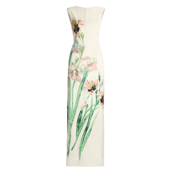 Erdem Floral Duchess Drape Gown - Dresses - British Romantic Luxury at Coveti