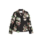 Erdem Floral Embroidered Cloque Jacket - Jackets - British Romantic Luxury at Coveti
