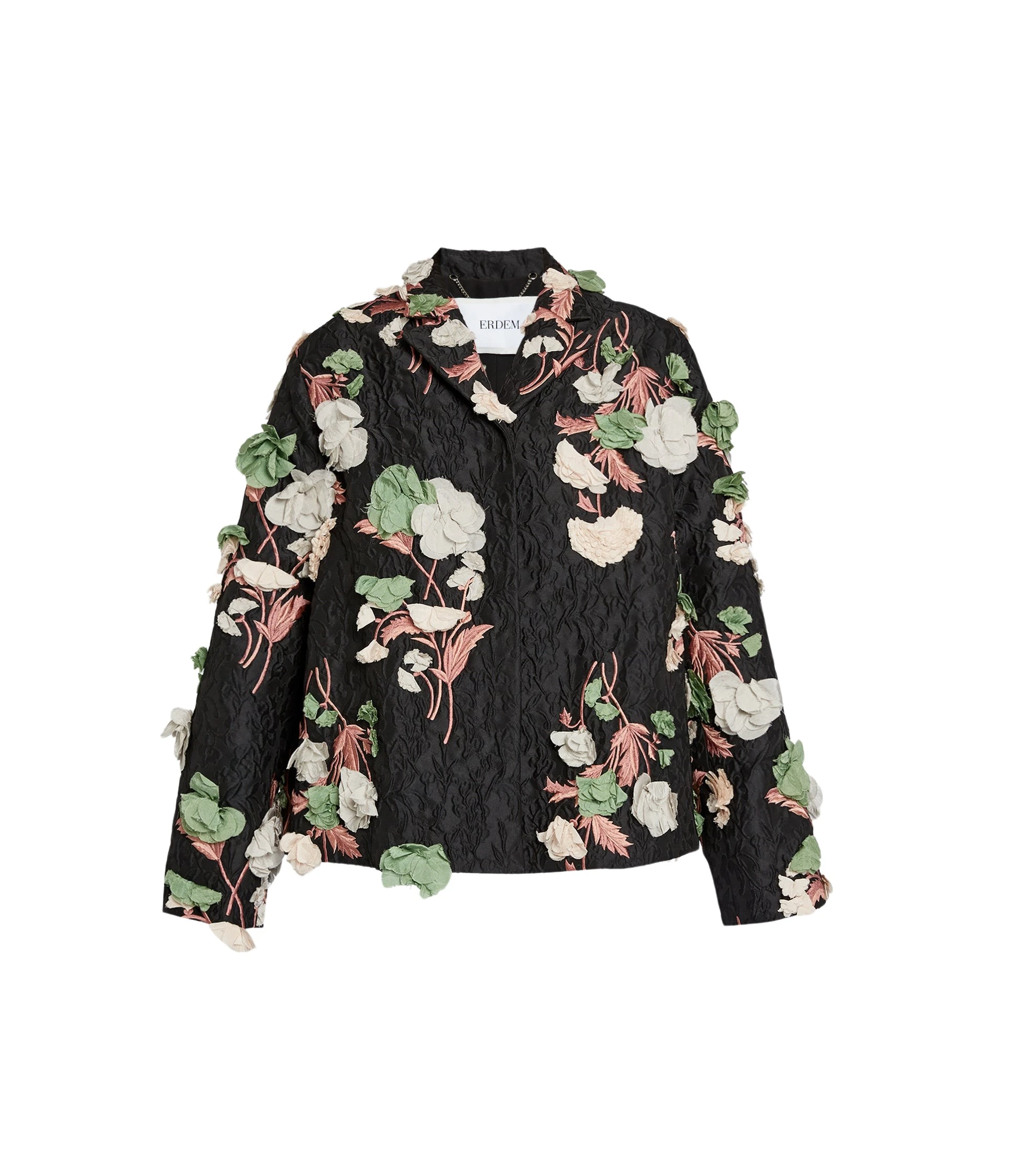 Erdem-Floral-Embroidered-Cloque-Jacket-coveti17397_nobg Erdem Floral Embroidered Cloque Jacket - Jackets - British Romantic Luxury at Coveti