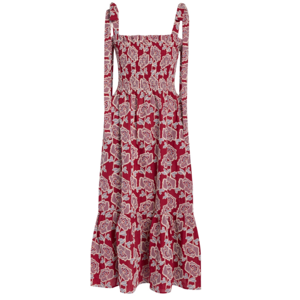 Erdem Floral Embroidered Cotton Sleeveless Midi Dress - Dresses - British Romantic Luxury at Coveti