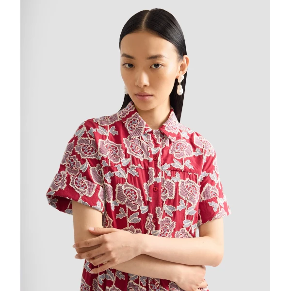 Erdem Floral Embroidered Tiered Midi Dress - Dresses - British Romantic Luxury at Coveti