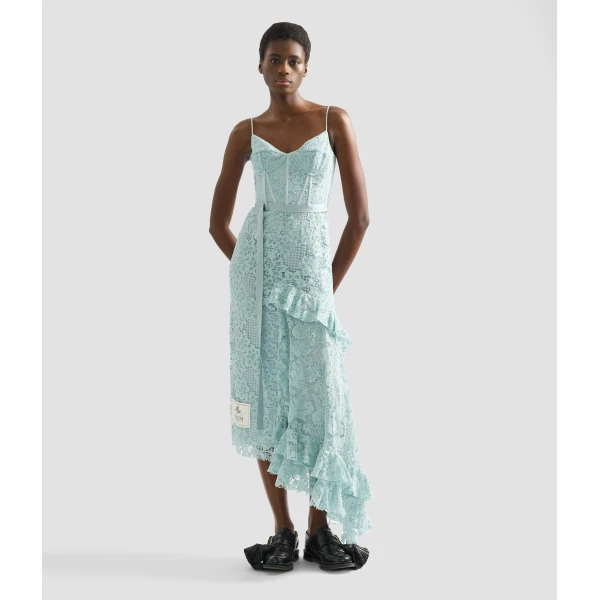 Erdem Floral Guipure Lace Sleeveless Midi Dress - Dresses - British Romantic Luxury at Coveti