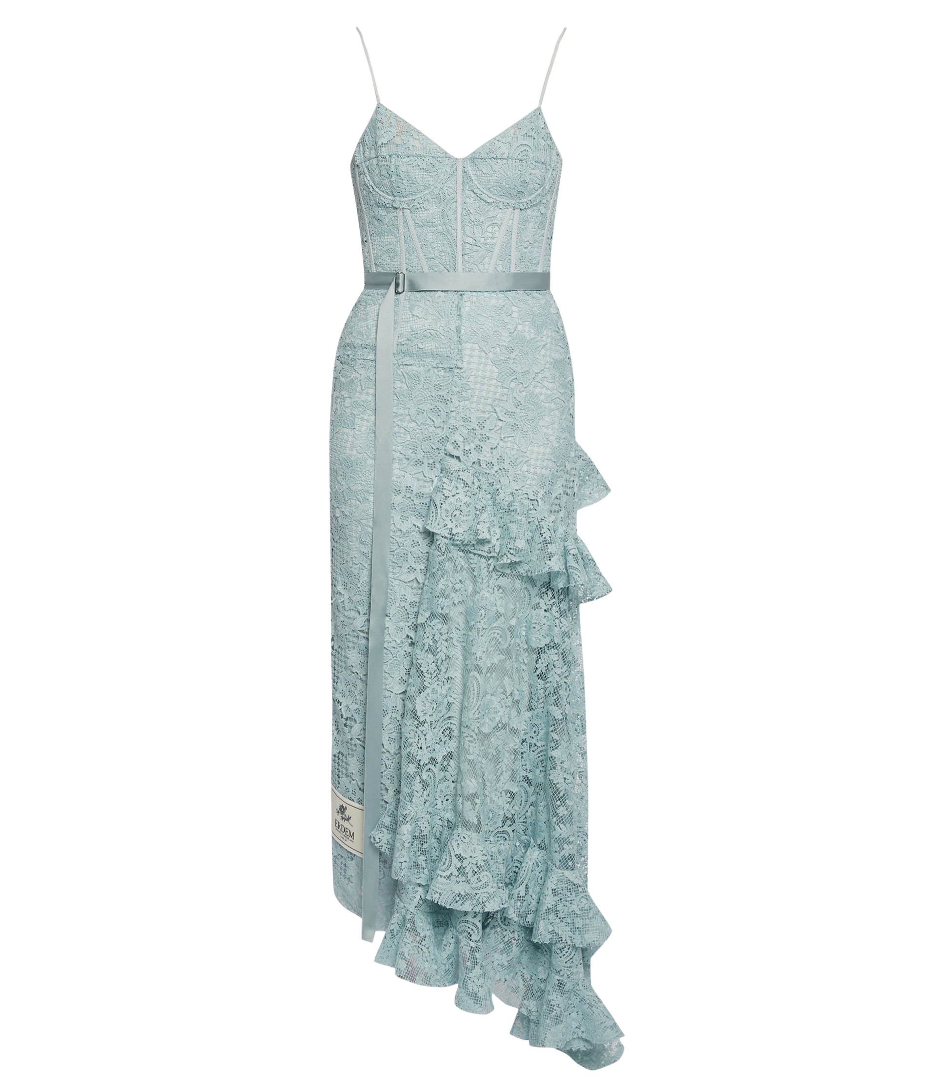 Erdem Floral Guipure Lace Sleeveless Midi Dress