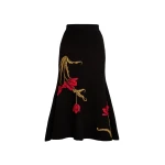 Erdem Floral Jacquard A Line Knit Skirt - Skirts - British Romantic Luxury at Coveti