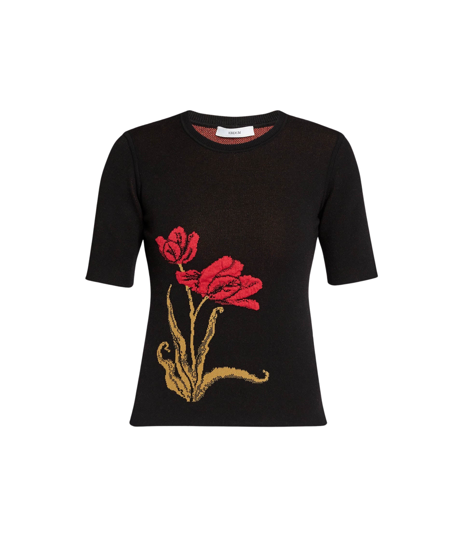 Erdem Floral Jacquard Knit Jumper - Knitwear - British Romantic Luxury at Coveti