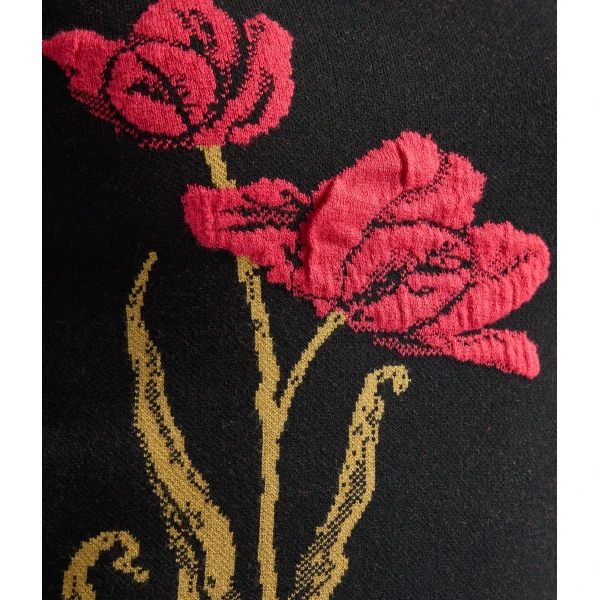 Erdem Floral Jacquard Knit Jumper - Knitwear - British Romantic Luxury at Coveti