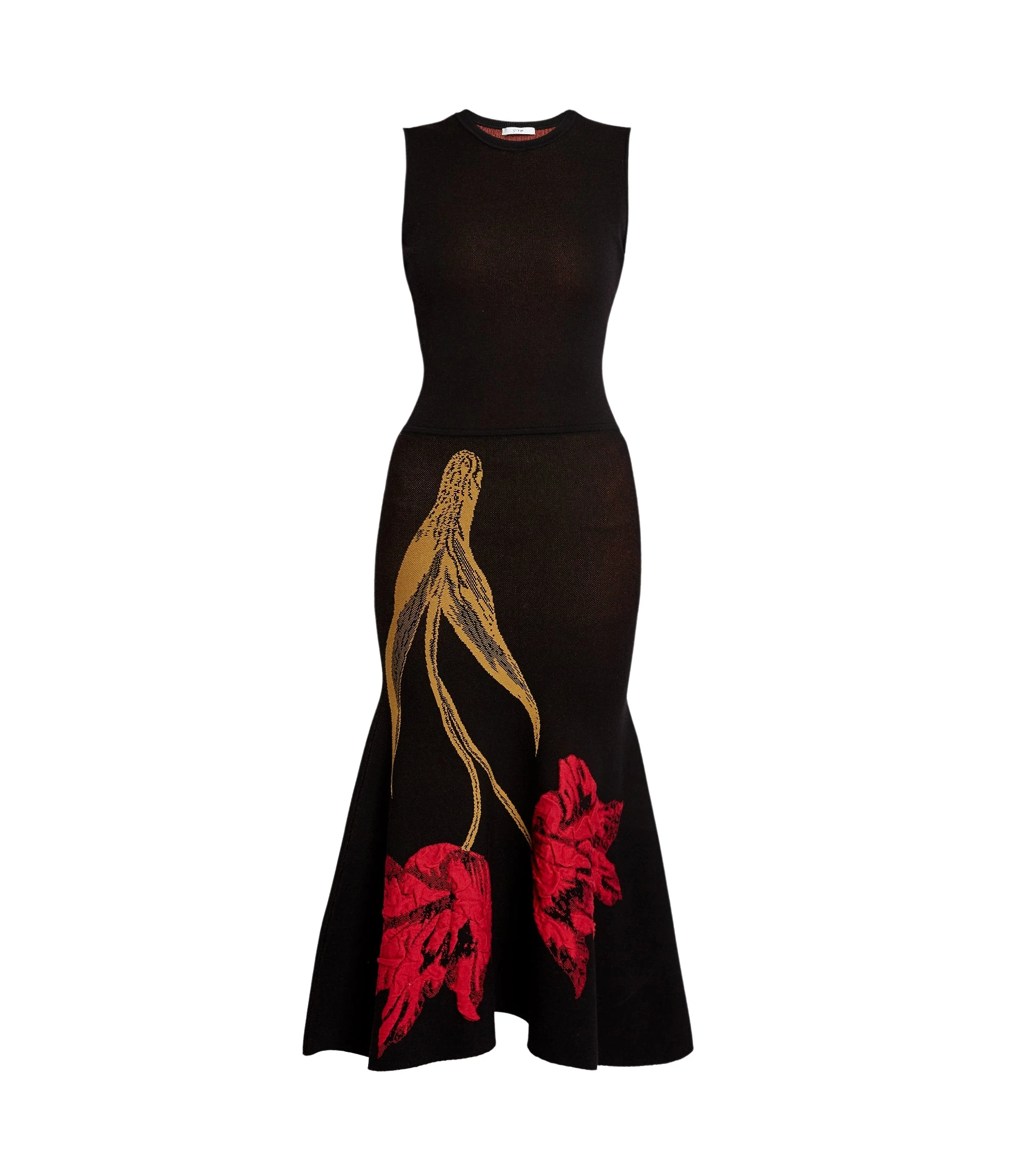 Erdem-Floral-Jacquard-Sleeveless-Knit-Dress-coveti-265727_nobg Erdem Floral Jacquard Sleeveless Knit Dress - Dresses - British Romantic Luxury at Coveti