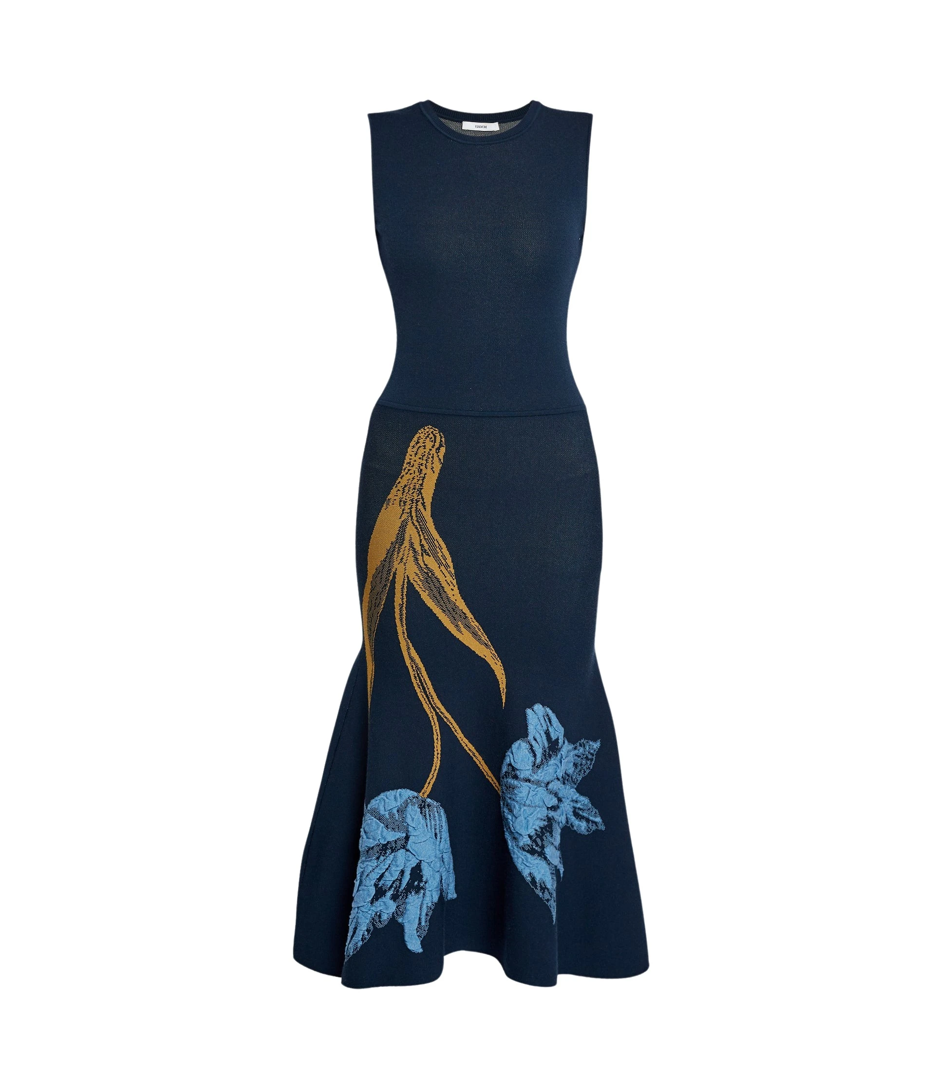 Erdem-Floral-Jacquard-Sleeveless-Knit-Dress-coveti72635_nobg Erdem Floral Jacquard Sleeveless Knit Dress - Dresses - British Romantic Luxury at Coveti