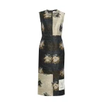Erdem Floral Jacquard Sleeveless Midi Dress - Dresses - British Romantic Luxury at Coveti