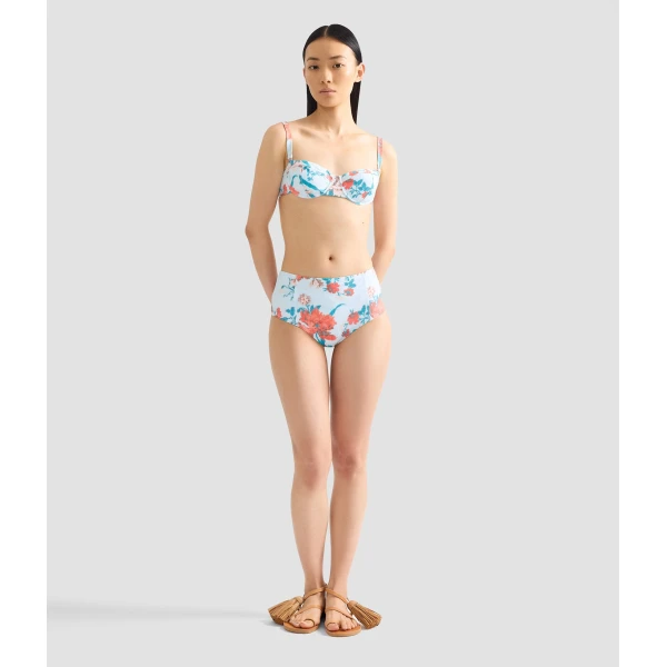 Erdem Floral Print Bikini Bottom - Beachwear - British Romantic Luxury at Coveti