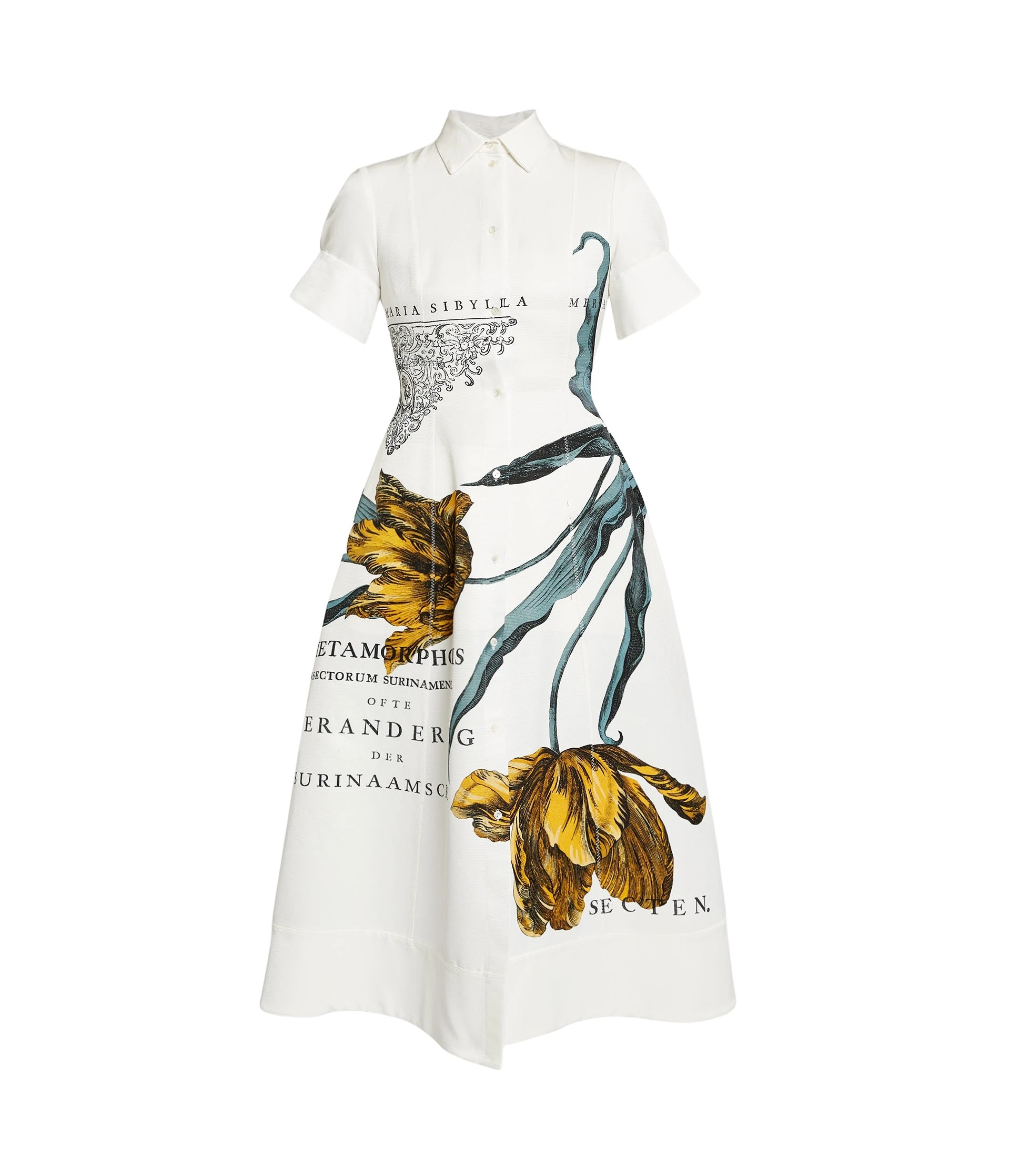 Erdem-Floral-Print-Cotton-Faille-Midi-Dress-coveti42564_nobg Erdem Floral Print Cotton Faille Midi Dress - Dresses - British Romantic Luxury at Coveti