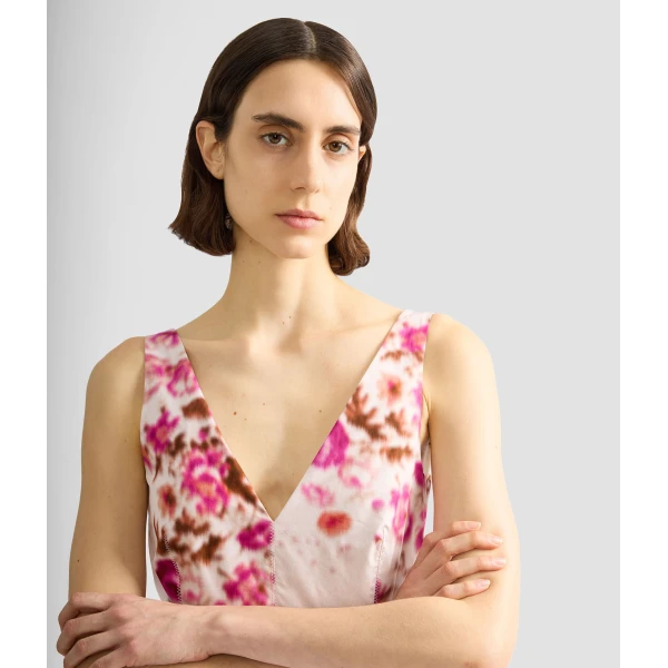 Erdem Floral Print Cotton Fit And Flared Midi Dress - Dresses - British Romantic Luxury at Coveti