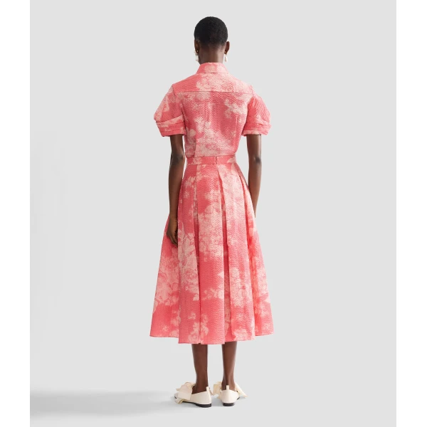Erdem Floral Print Cotton Short Sleeve Shirt - Tops - British Romantic Luxury at Coveti