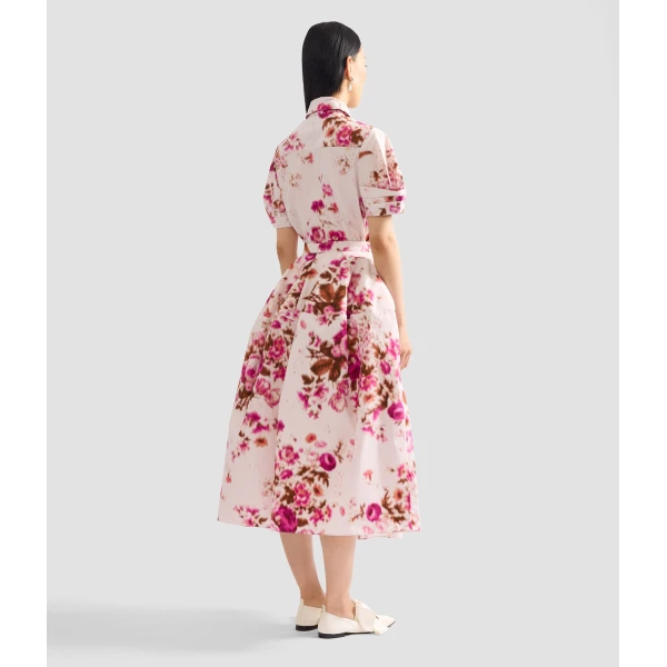 Erdem Floral Print Cotton Midi Full Skirt - Skirts - British Romantic Luxury at Coveti