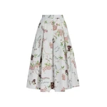Erdem Floral Print Cotton Midi Full Skirt - Skirts - British Romantic Luxury at Coveti