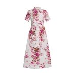 Erdem Floral Print Cotton Midi Shirt Dress - Dresses - British Romantic Luxury at Coveti