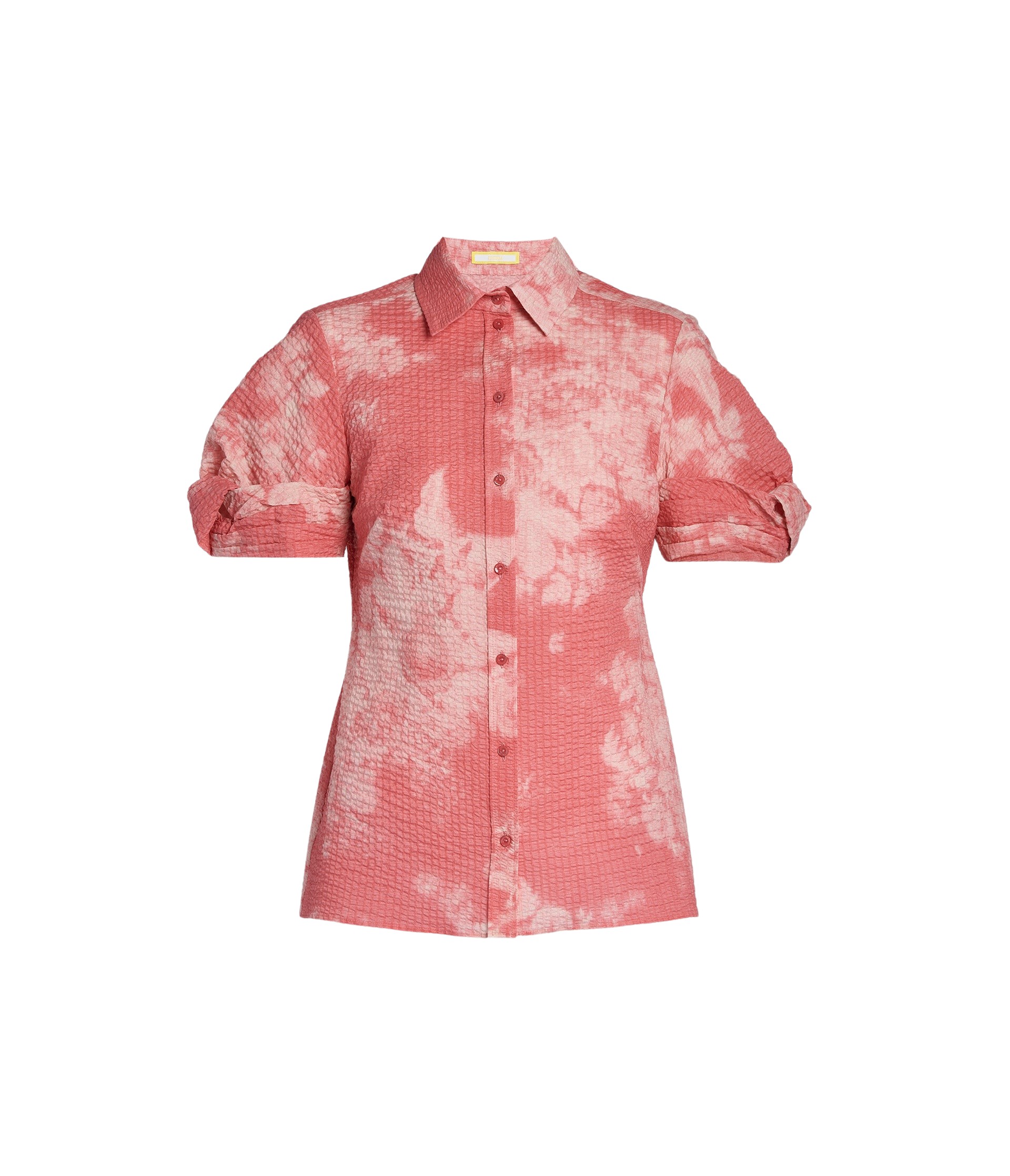 Erdem Floral Print Cotton Short Sleeve Shirt