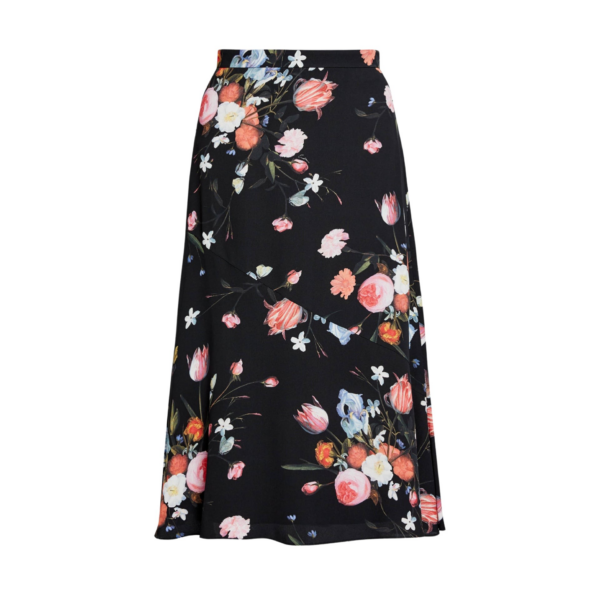 Erdem Floral Print Crepe A Line Midi Skirt - Skirts - British Romantic Luxury at Coveti