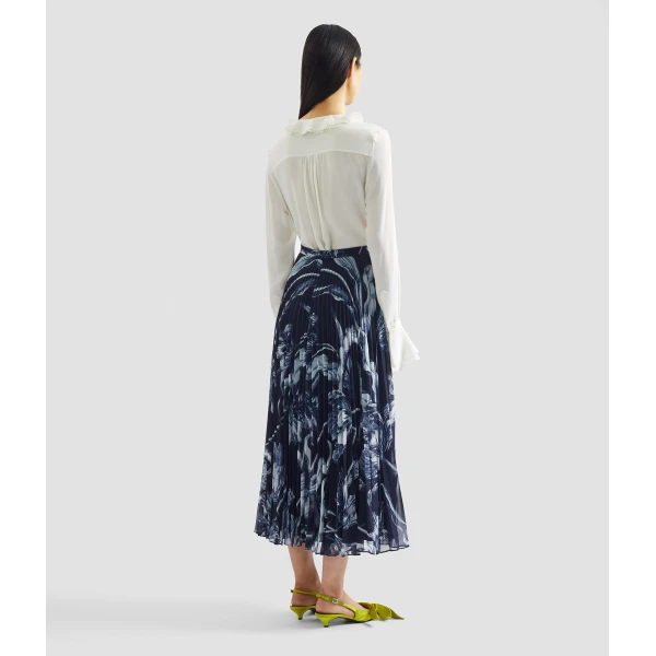 Erdem Floral Print Crepe De Chine Long Sleeve Shirt - Tops - British Romantic Luxury at Coveti