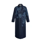 Erdem Floral Print Denim Coat - Coats - British Romantic Luxury at Coveti