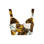 Erdem Floral Print Duchess Bra Top - Tops - British Romantic Luxury at Coveti