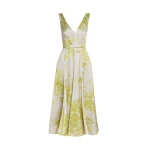 Erdem Floral Print Duchess Fit And Flared Dress - Dresses - British Romantic Luxury at Coveti
