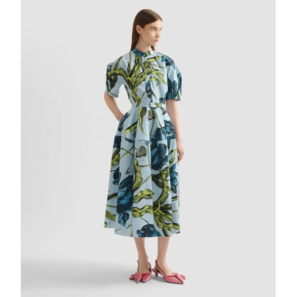 Erdem Floral Print Full Midi Skirt - Skirts - British Romantic Luxury at Coveti